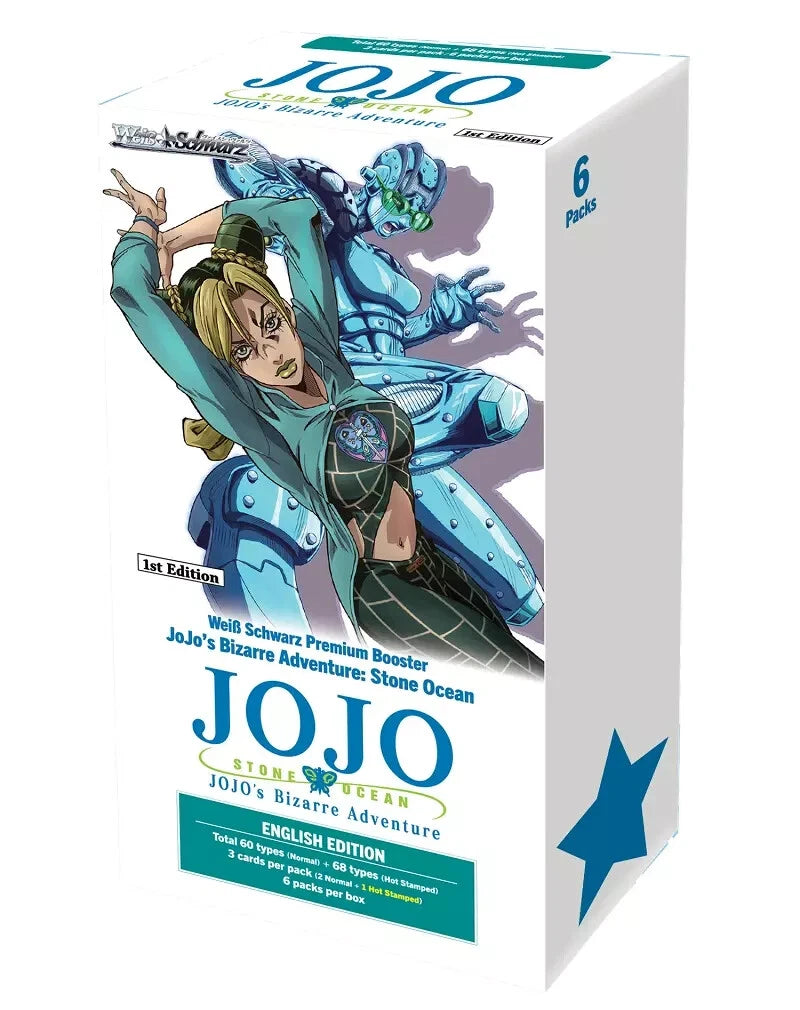 Weiss Schwarz JoJo’s Bizarre Adventure | Stone Ocean Premium Booster Display